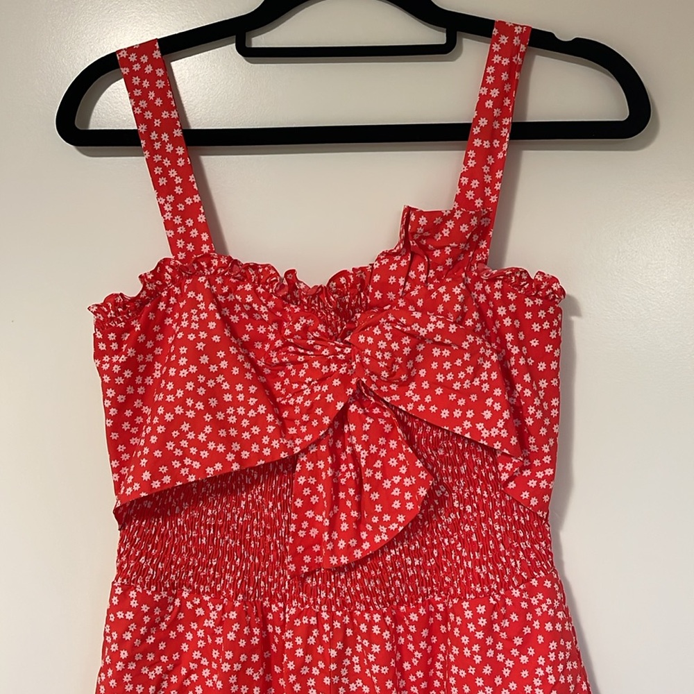 Rebecca Taylor Malia Floral Bow Jumpsuit